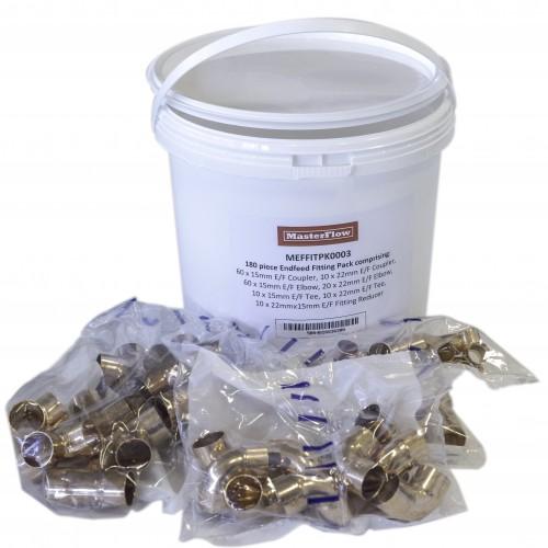 180 Piece Copper Endfeed Plumbers Pack