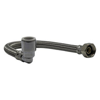 Female BSP x Pushfit Elbow Flexible Tap Connector - WRAS Approved