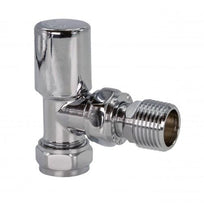Chrome Angled Radiator Valve