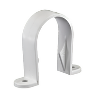 Solvent Waste Pipe Clip (White/Black)