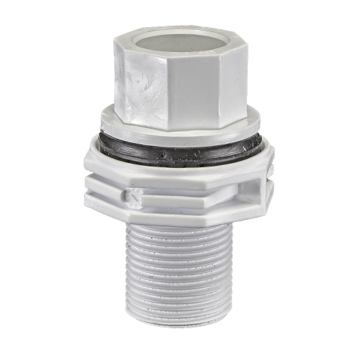 Solvent Waste Overflow Straight Tank connector - 20mm X 3/4"