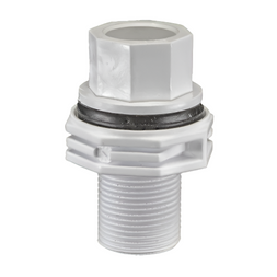 Solvent Waste Overflow Straight Tank connector - 20mm X 3/4"