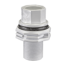 Solvent Waste Overflow Straight Tank connector - 20mm X 3/4"