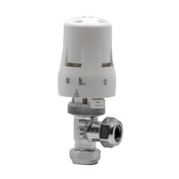 15mm Thermostatic Angled Radiator Valve
