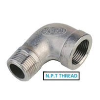 Stainless Steel 316 90 Male/Female Elbow - NPT