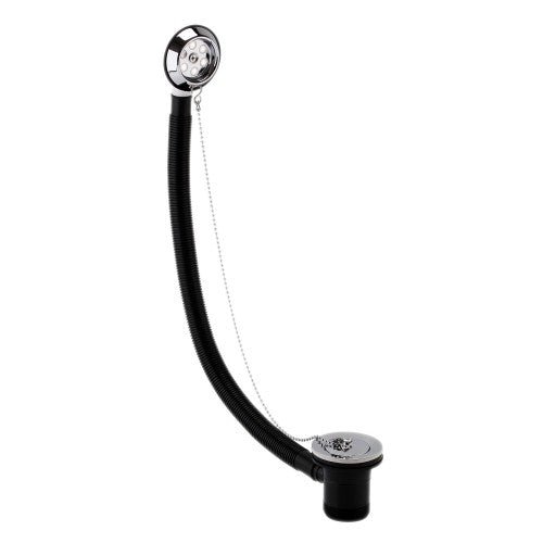 1 1/2" Chrome Bath Waste With Parking Plug & Overflow