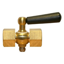 Brass Gauge Cock - Female X Female
