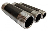Black/Self Colour Steel Pipe up to 900mm - Threaded Both Ends