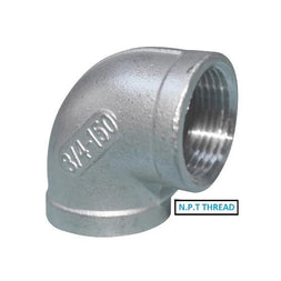 Stainless Steel 316 90 Female Elbow - NPT