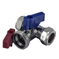 15mm X 3/4"  Washing Machine Tap Tee