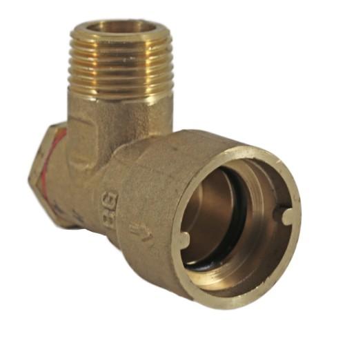 1/2" Brass Bent Bayonet Connector