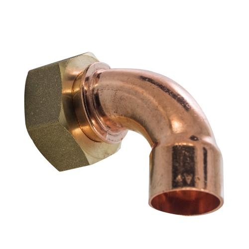 Copper End Feed Bent Cylinder Union