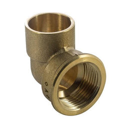 Copper End Feed Female Elbow Iron