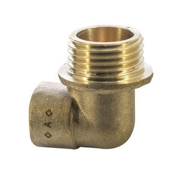 Copper End Feed Male Elbow Iron