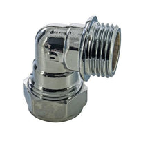 Chrome Compression X Male Elbow