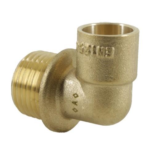 COPPER SOLDER RING MALE ELBOW IRON
