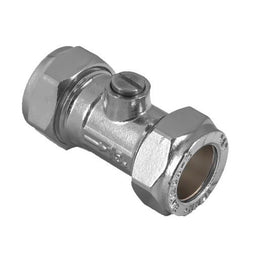 Chrome Compression Isolating Valve - DZR