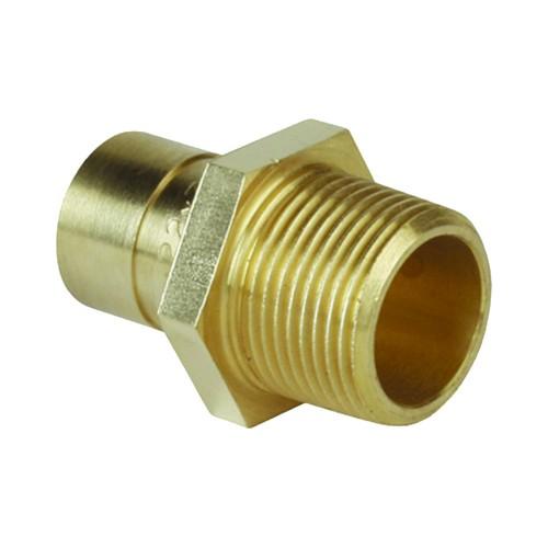 Copper Push Fit Male Plain Tail Adaptor