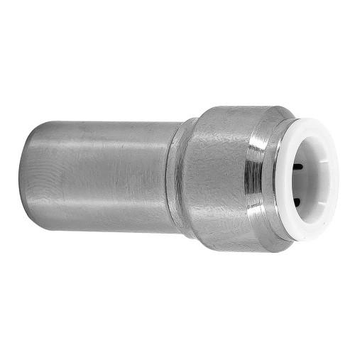 Chrome Pushfit Elbow