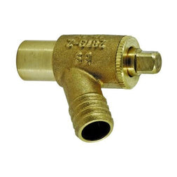 Brass Type A Drain Off Cock - 15mm