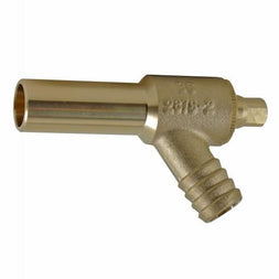 Brass Type A Extended Drain Off Cock - 15mm