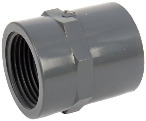 uPVC Male Plain x Female Threaded Adaptor