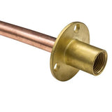 Brass Wall Plate and Copper Tail