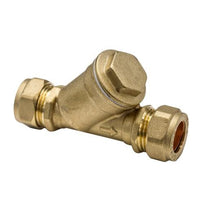 Brass Compression 'Y' Type Strainer